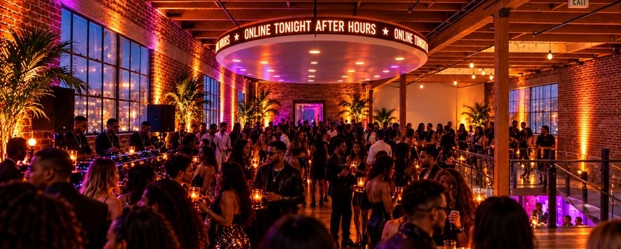 Concept rendering of the after hours party