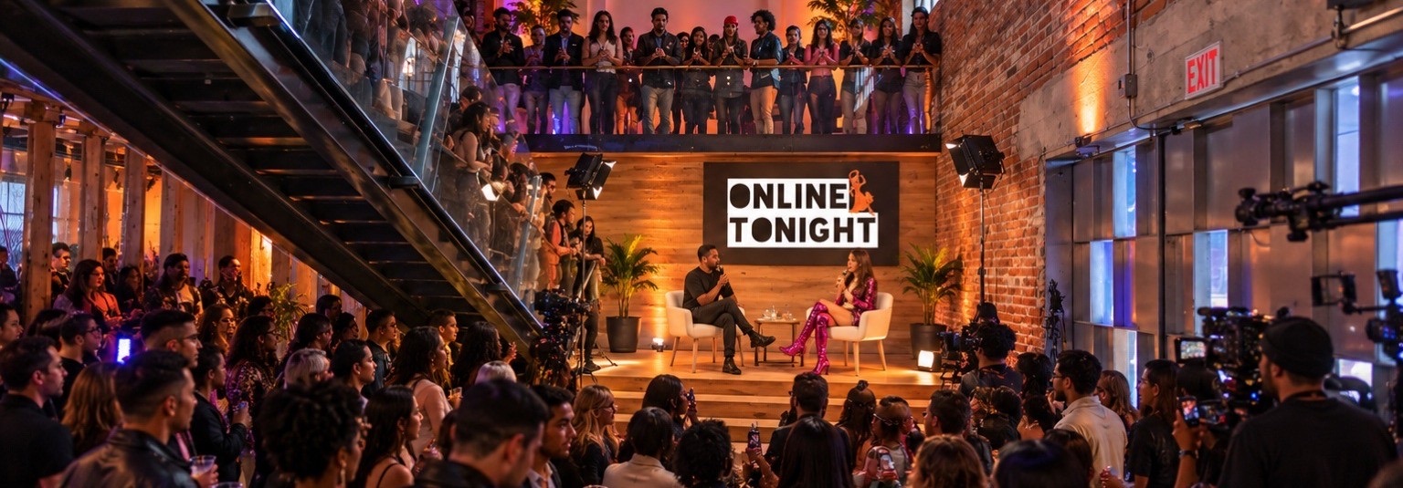 Concept rendering of the primary set during a live show